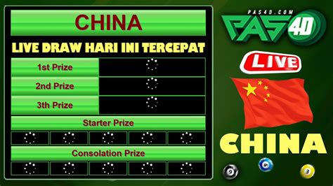Live Draw China Tercepat Hari Ini .